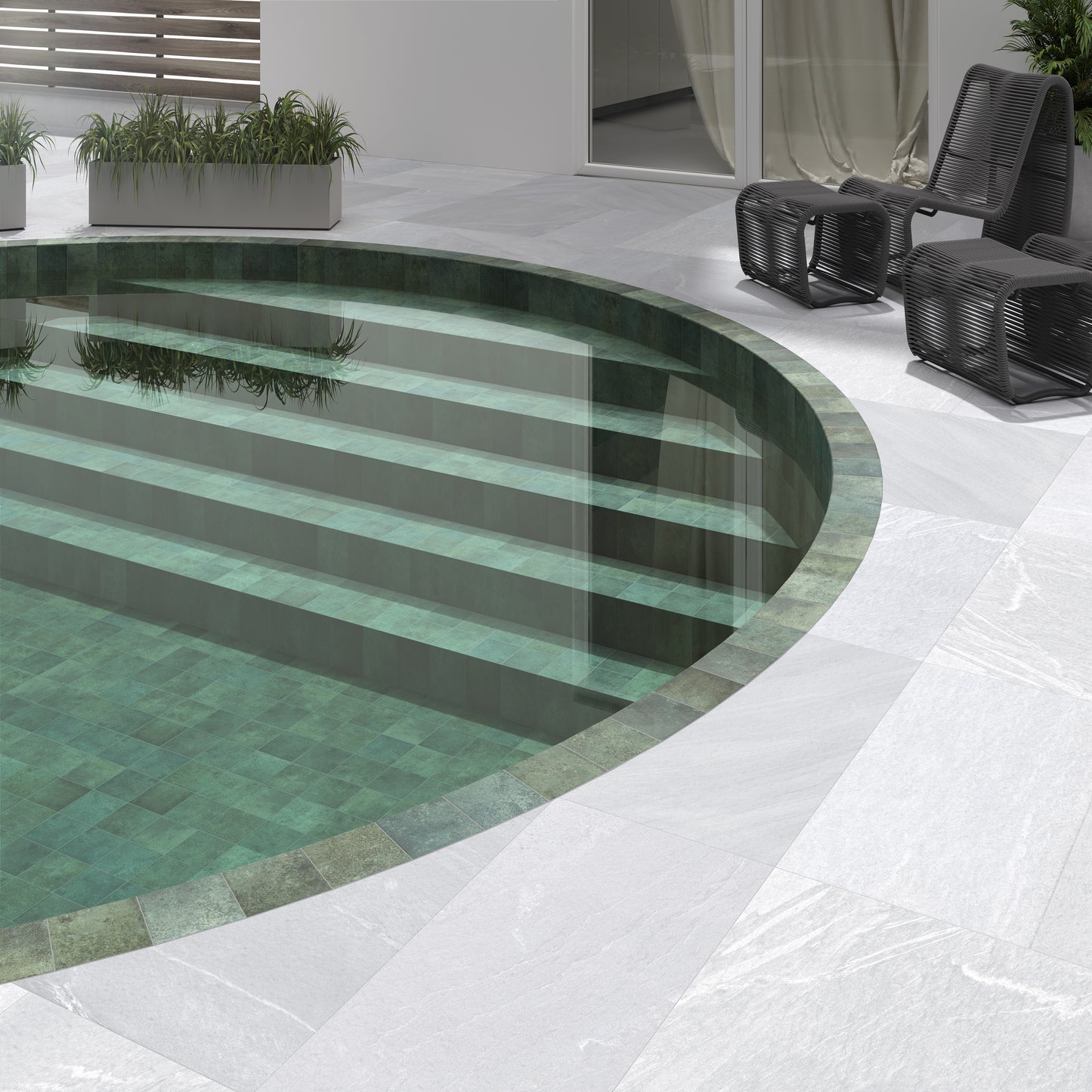 Tahiti Emerald Glossy 147x147mm