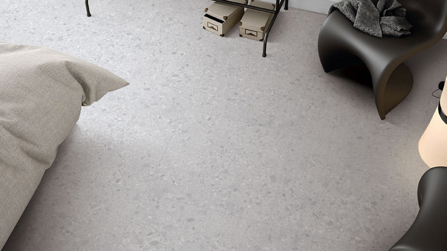 Terrazzo White 600X600 Matt
