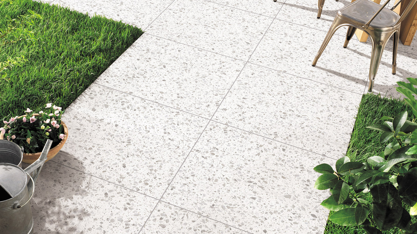 Terrazzo Stone Jelly White 300X600 Matt Smooth Grip