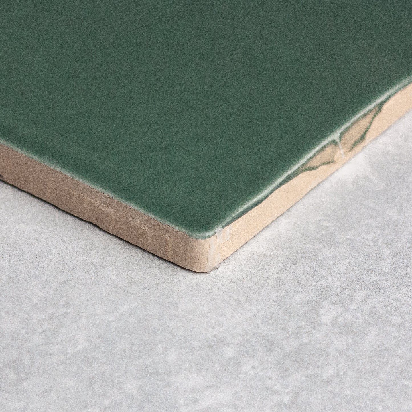 Handmade Matt Verde Militare 100x100mm