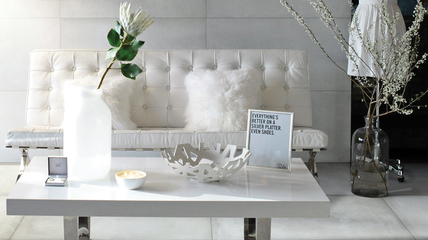 Vogue White 600X600 Structured