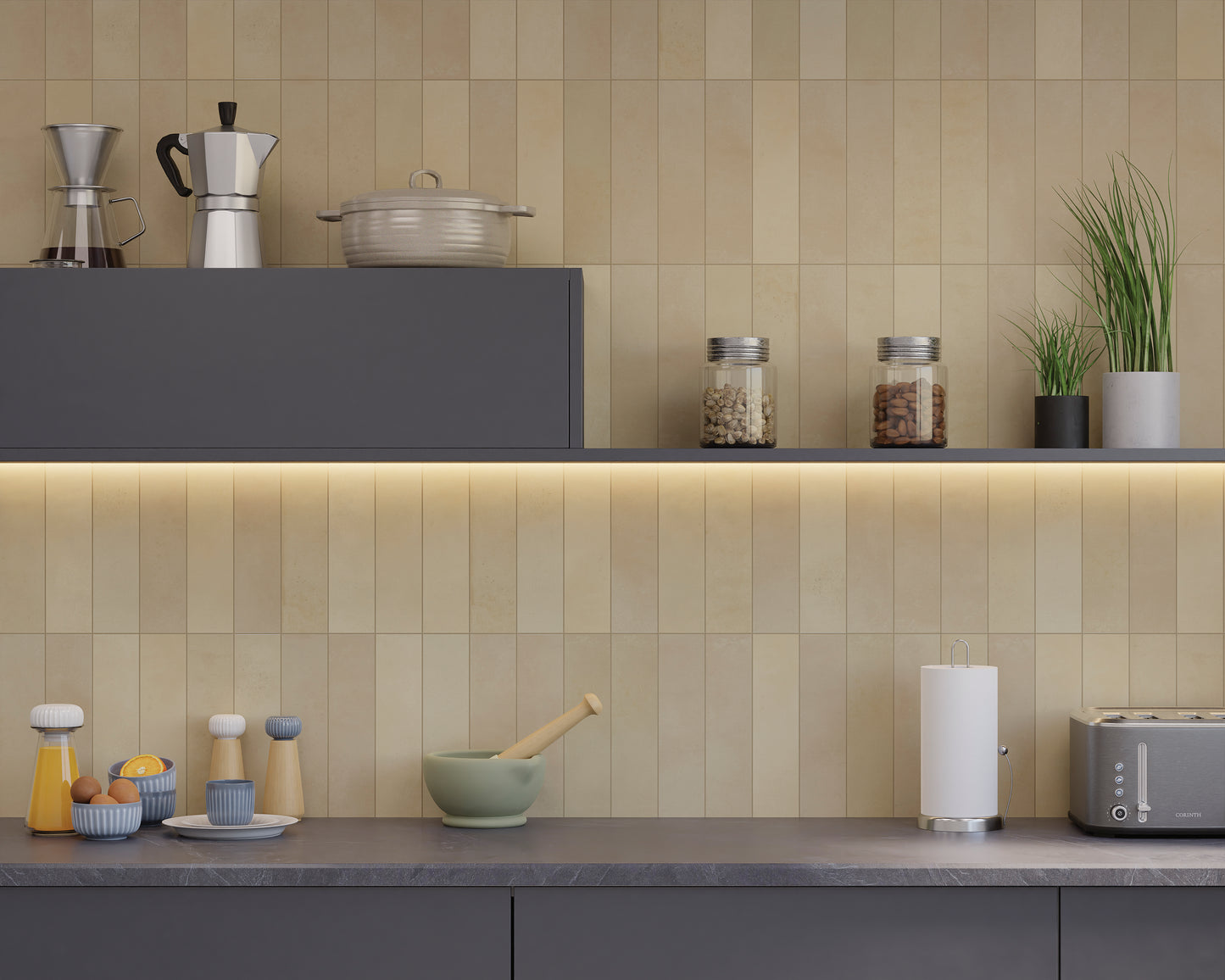 Agadir Cotto Oscuro 70x280mm