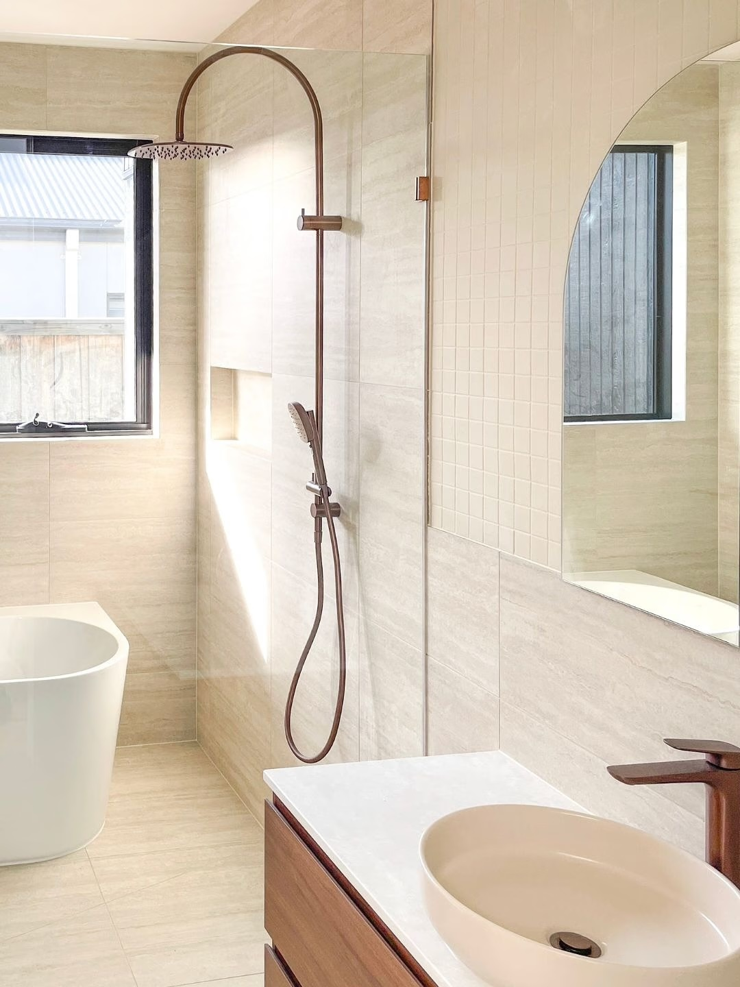 Cream Gloss Porcelain Glazed 48x48mm Square