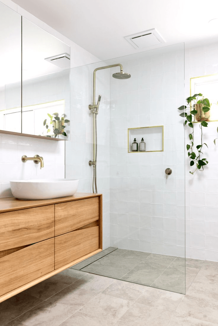 Styled bathroom with Future Tile tiles