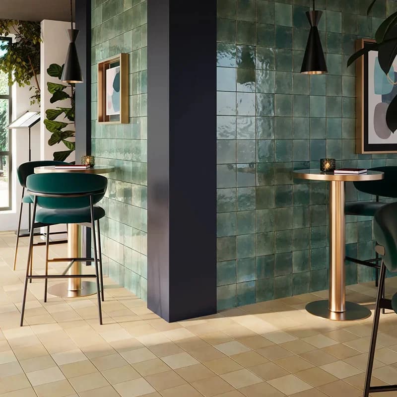 Green tiles