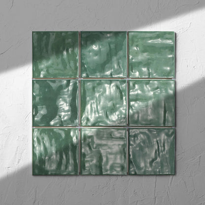 Mallorca Subway Green 120X120 Gloss