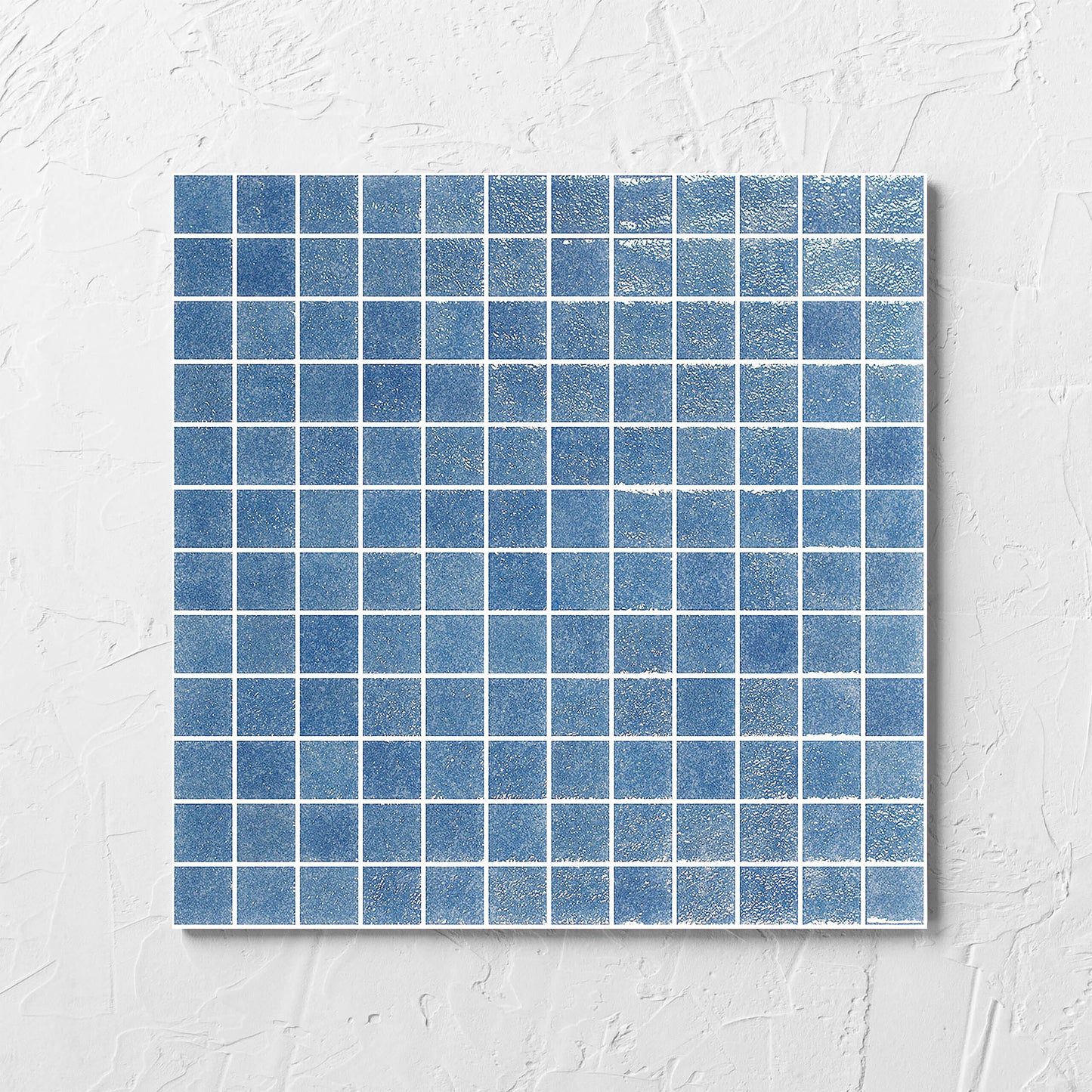 Genuine Mid Blue 25x25mm