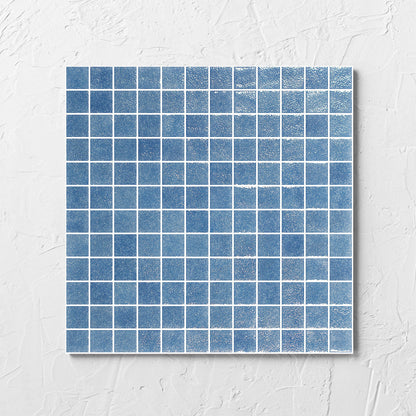 Genuine Mid Blue 25x25mm