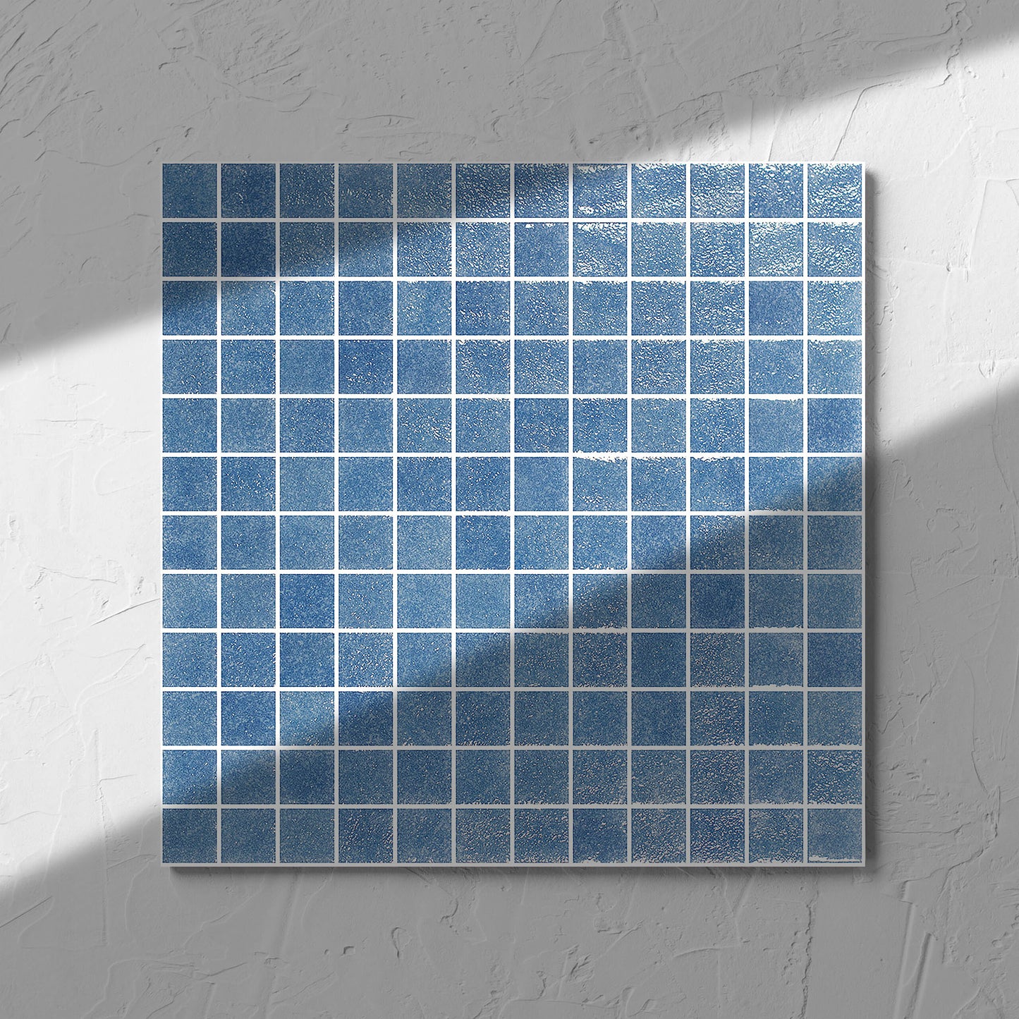 Genuine Mid Blue 25x25mm