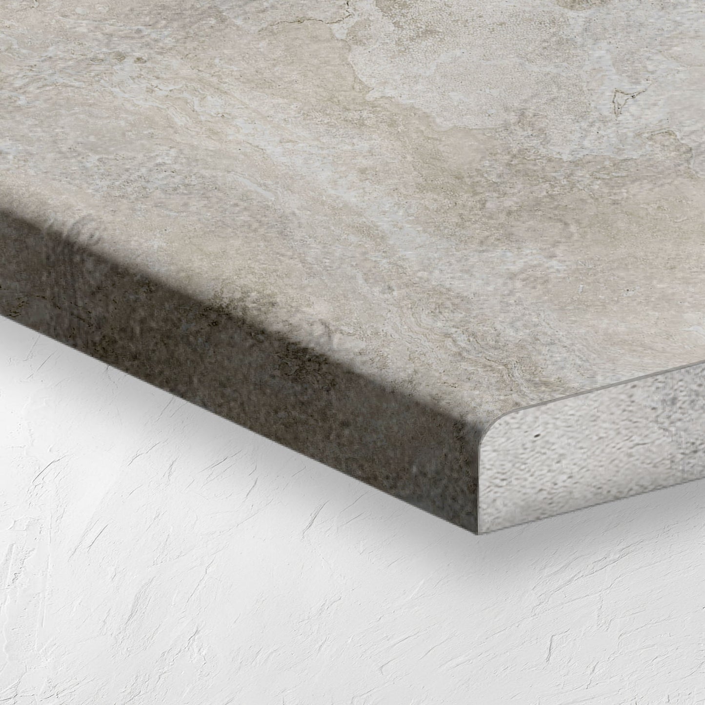 Norcia Silver External Pencil Bullnose 400x600x20mm