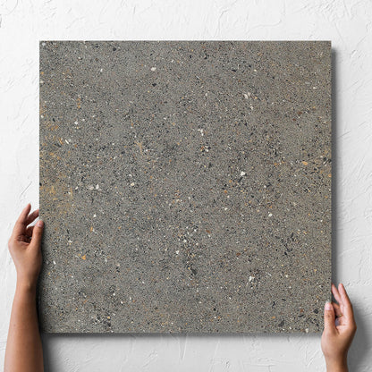 Aggregate Dark Grey 600X600 Matt Smooth Grip
