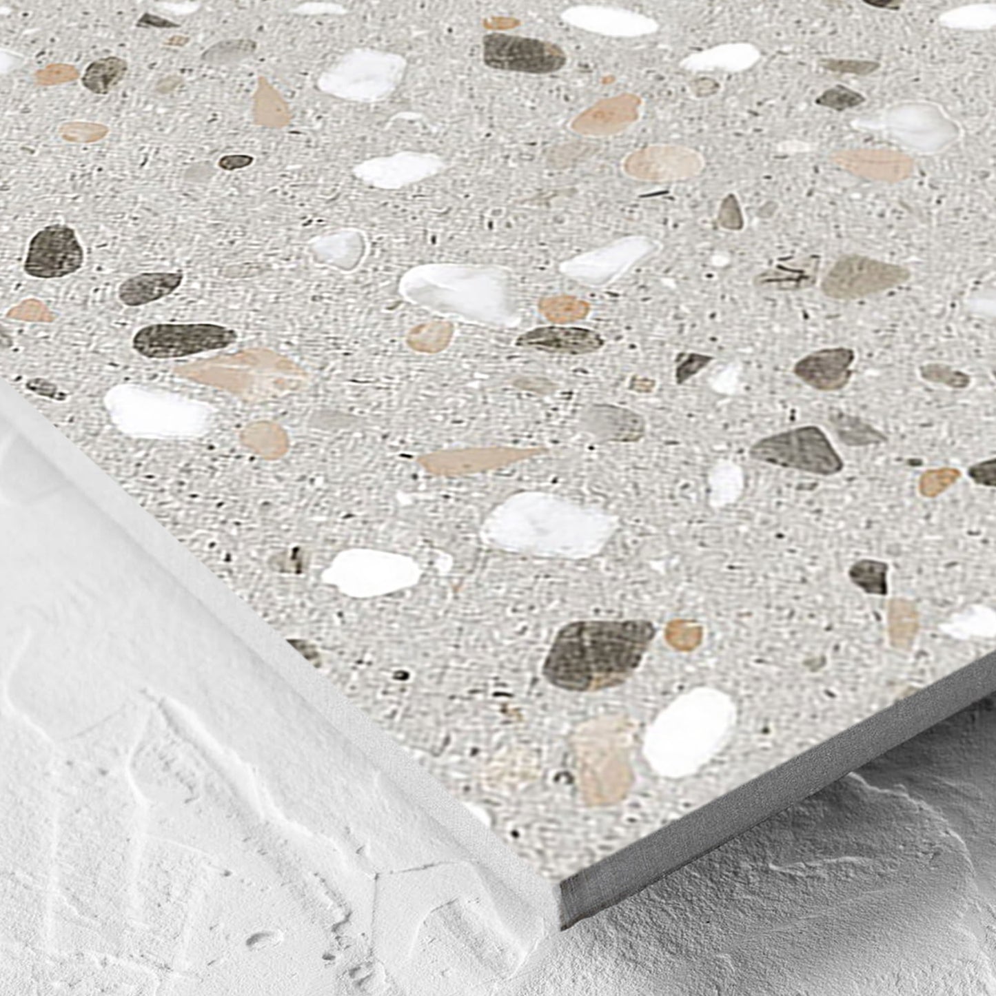 Terrazzo Stone Earth 600X600 Matt Smooth Grip