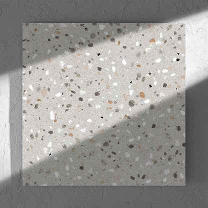 Terrazzo Stone Earth 600X600 Matt Smooth Grip