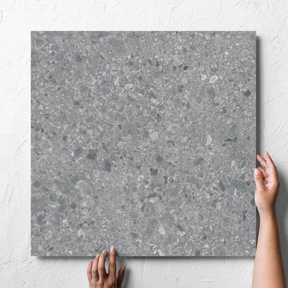 Terrazzo Grey 600X600 Matt
