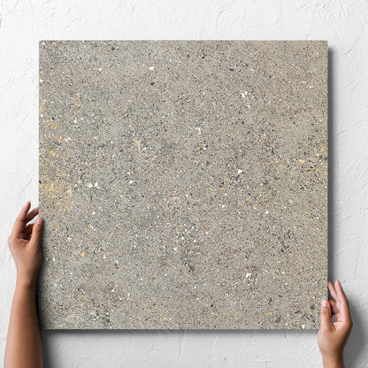 Aggregate Light Grey 600X600 Matt Smooth Grip