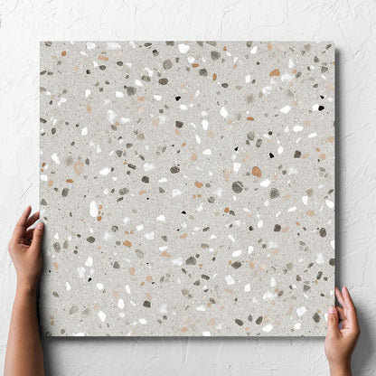 Terrazzo Stone Earth 600X600 Matt Smooth Grip