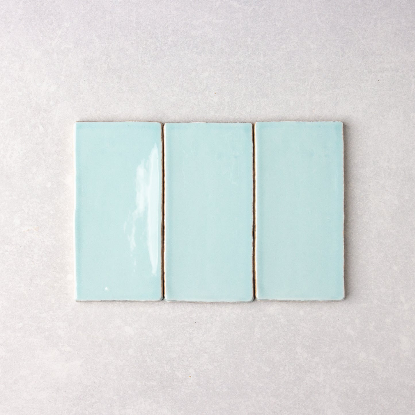 Spanish Handmade Gloss Aqua  75x150mm