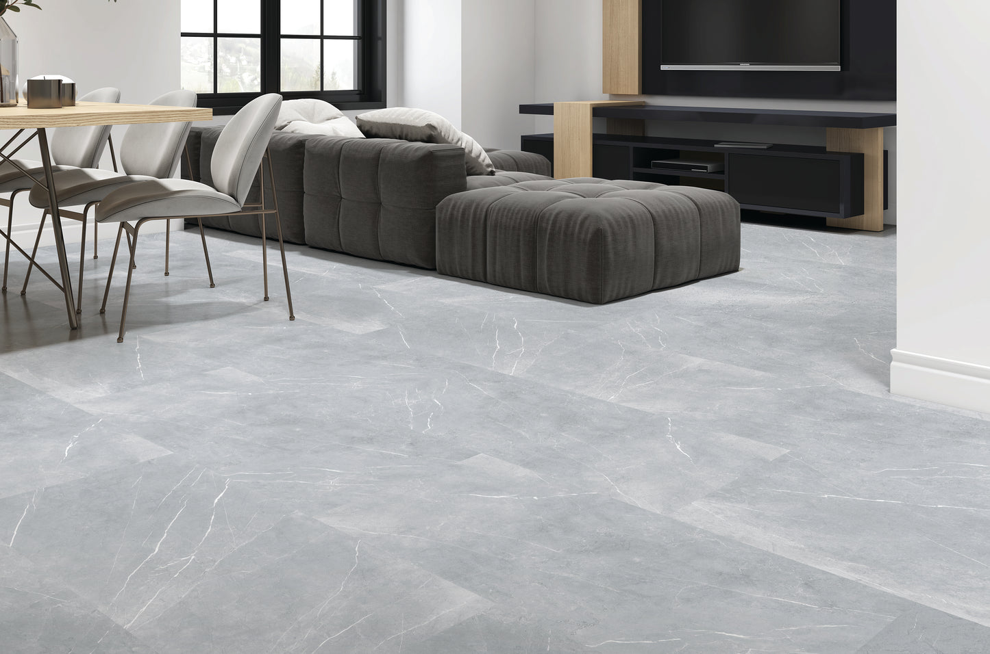 Bracca Light Grey Polished Rectified 600x1200mm