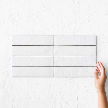 Bricks White Gloss 60x246