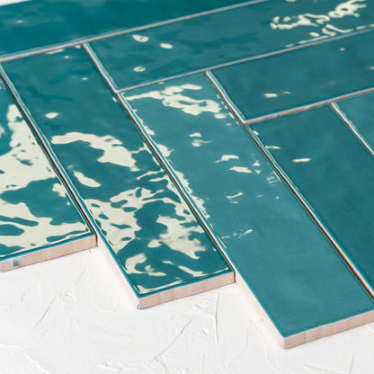 Casablanca Turquoise Gloss 58x242mm