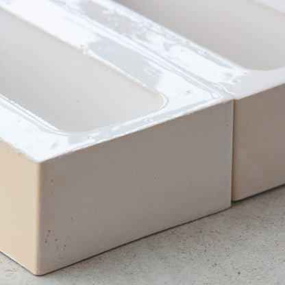 Arialuce Asole Bianco Gloss Breeze Blocks 120x240