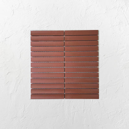 Marlowe Terracotta Concave Speckled Matt Rectangle 20x145mm