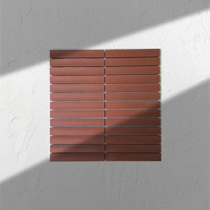 Marlowe Terracotta Concave Speckled Matt Rectangle 20x145mm