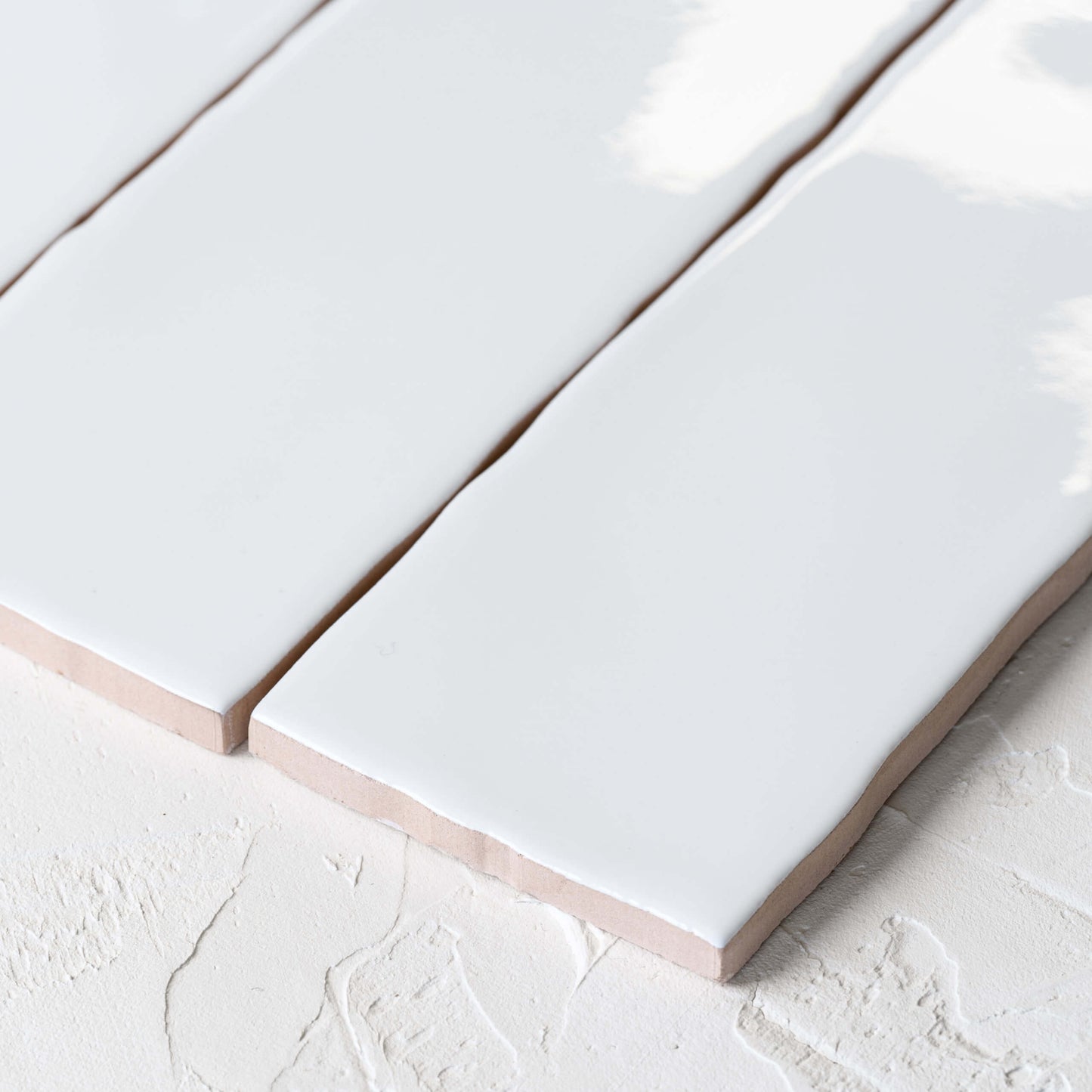 Zen Gloss White Subway Tile 75x300mm