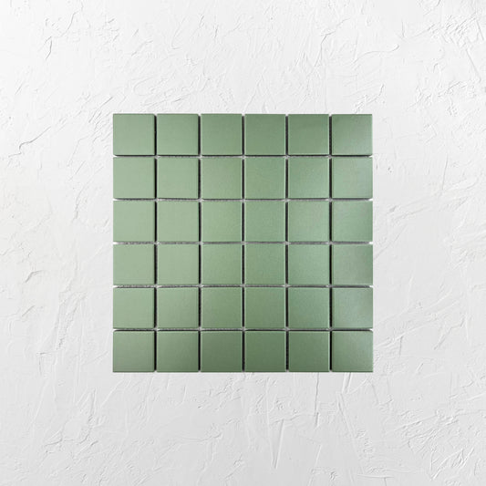 Pistachio Green Unglazed 48x48mm Square