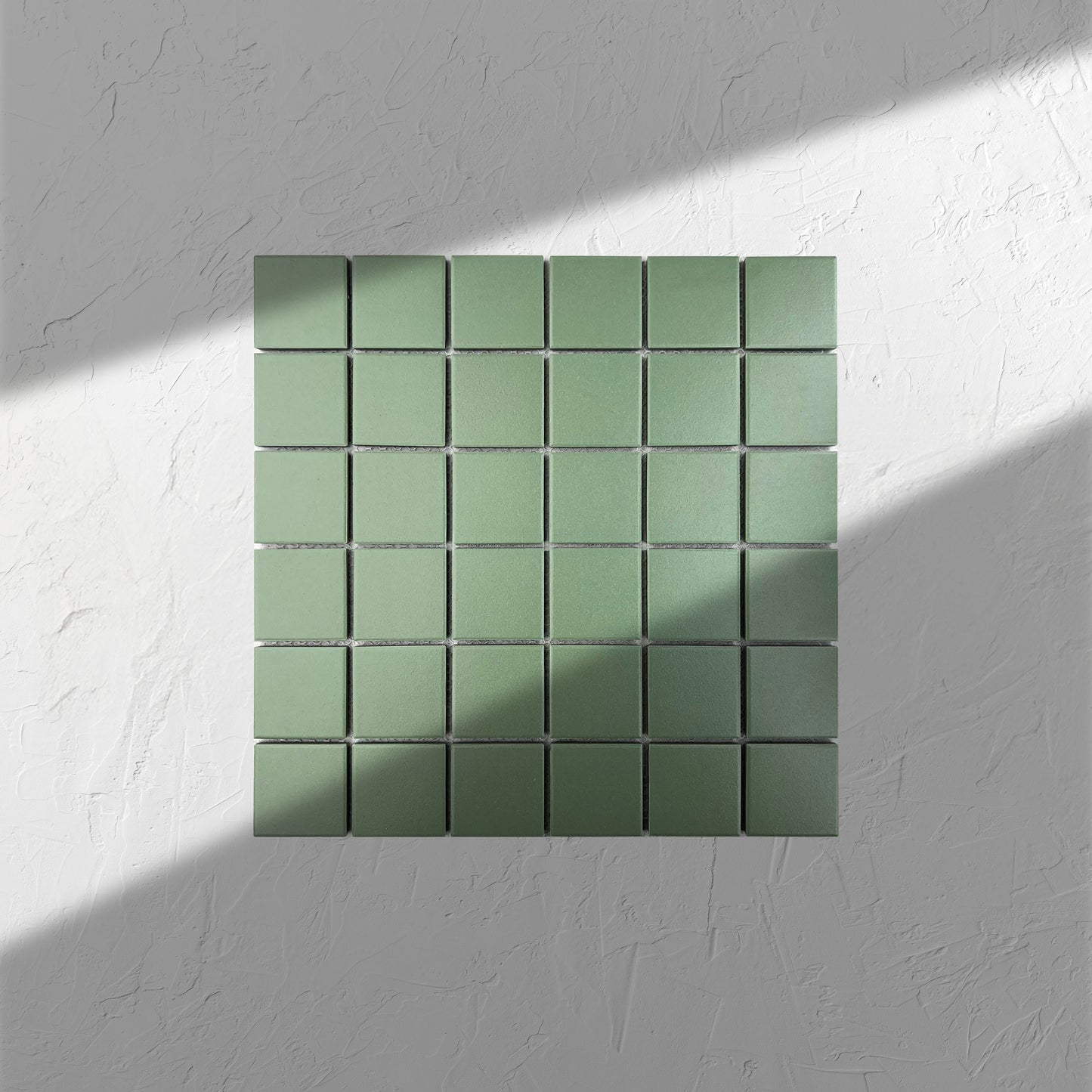 Pistachio Green Unglazed 48x48mm Square