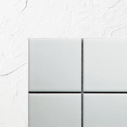 White Matte Porcelain Glazed 97x97mm Square