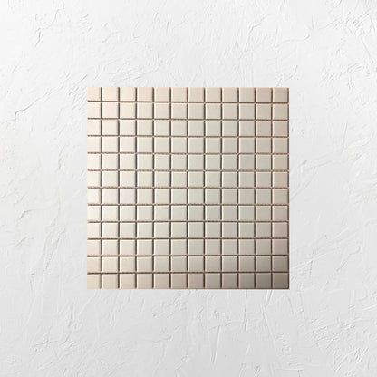 Off White Unglazed 23x23mm Square