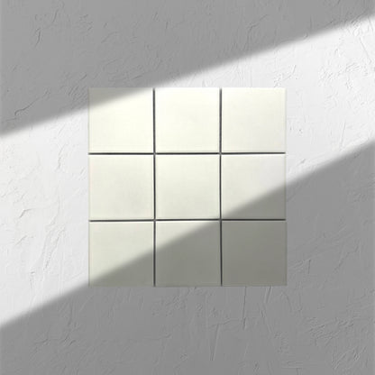 Off White Unglazed 97x97mm Square