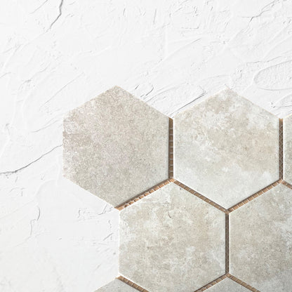 Cement Matte Porcelain Glazed Hexagon 95x110mm