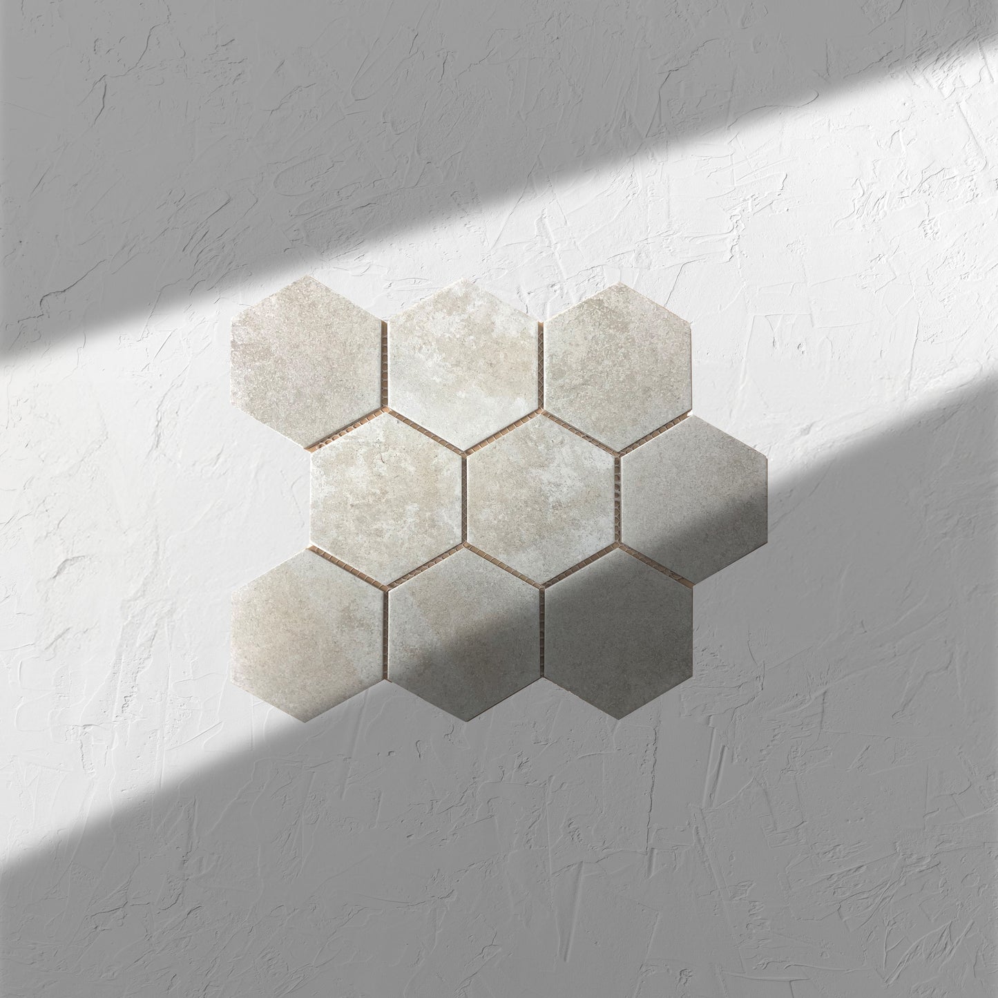 Cement Matte Porcelain Glazed Hexagon 95x110mm