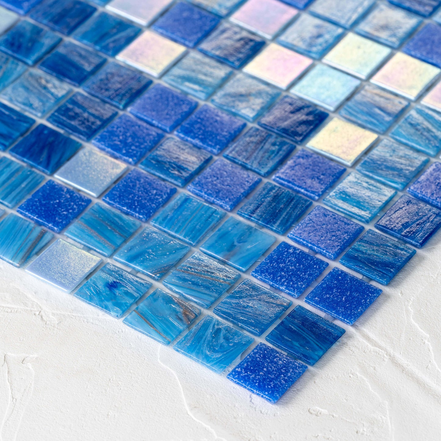 Alderley Bali Glass Mosaic Pool Safe 300x300mm