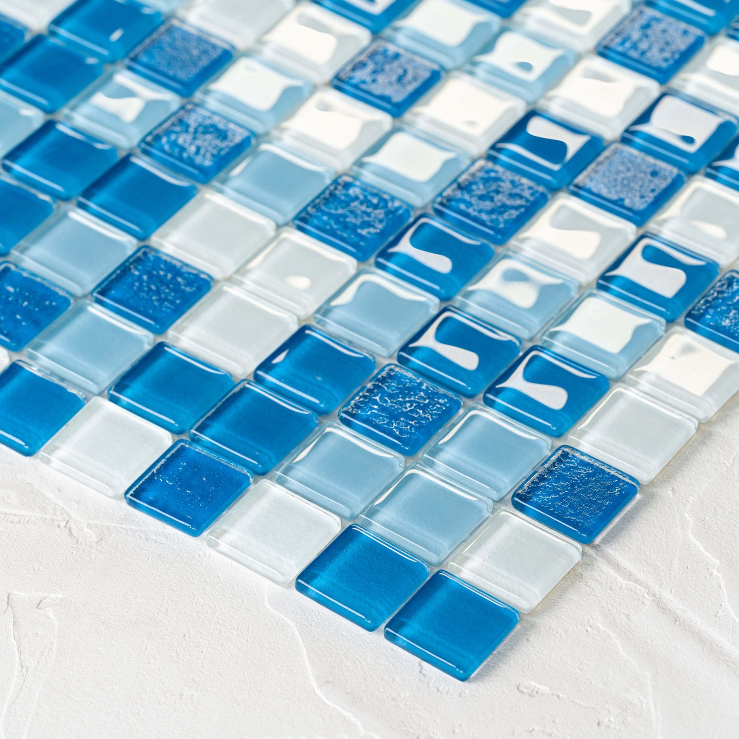 Alderley Hawaii Glass Mosaic Pool Safe 300x300mm