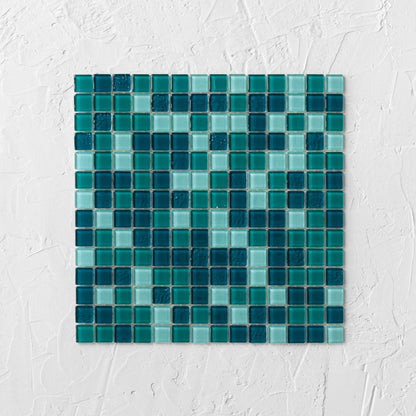 Alderley Koh Samui Glass Mosaic Pool Safe 300x300mm