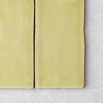 Handmade Gloss Pistachio  75x150mm