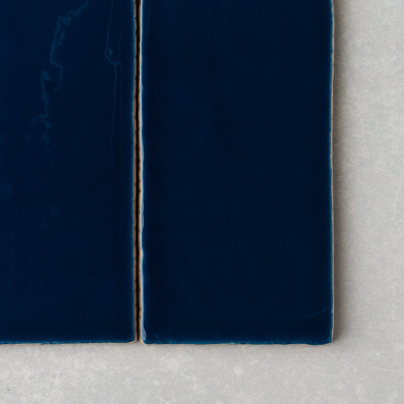 Spanish Handmade Gloss Sapphire 75x150mm