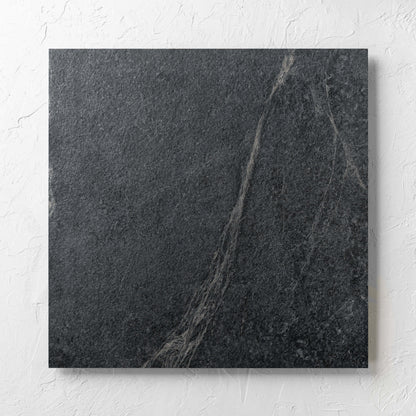 Soap Stone Black Natural 600x600mm