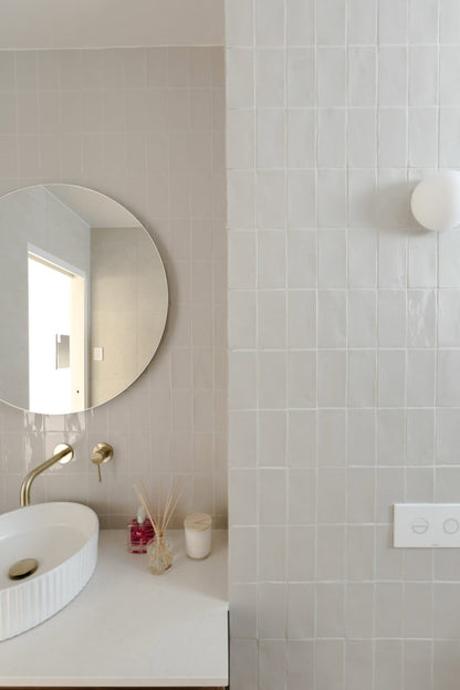 Spanish Handmade Gloss Ash Grey  75x150mm