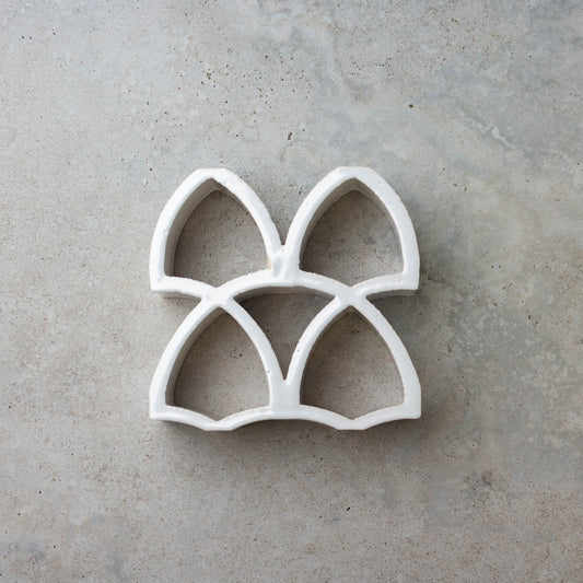 Arialuce Curve Bianco Glassa Breeze Blocks 200x200