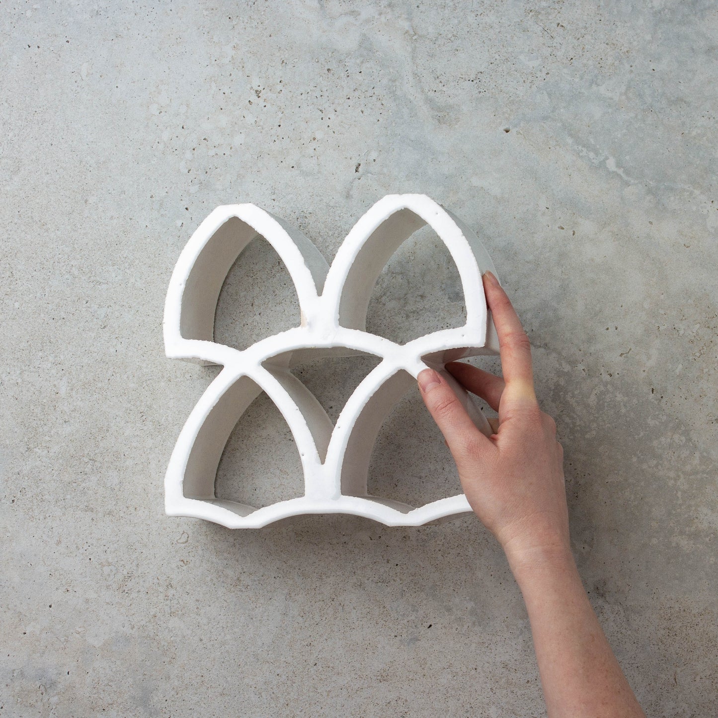 Arialuce Curve Bianco Glassa Breeze Blocks 200x200