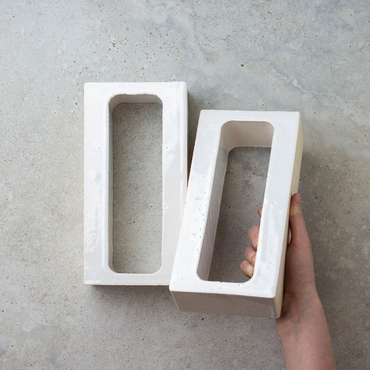 Arialuce Asole Bianco Gloss Breeze Blocks 120x240