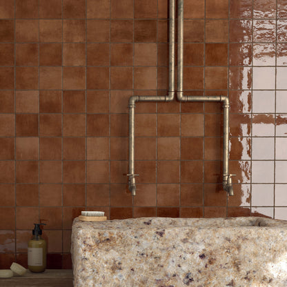 Majorca Gloss Mattone 100x100mm