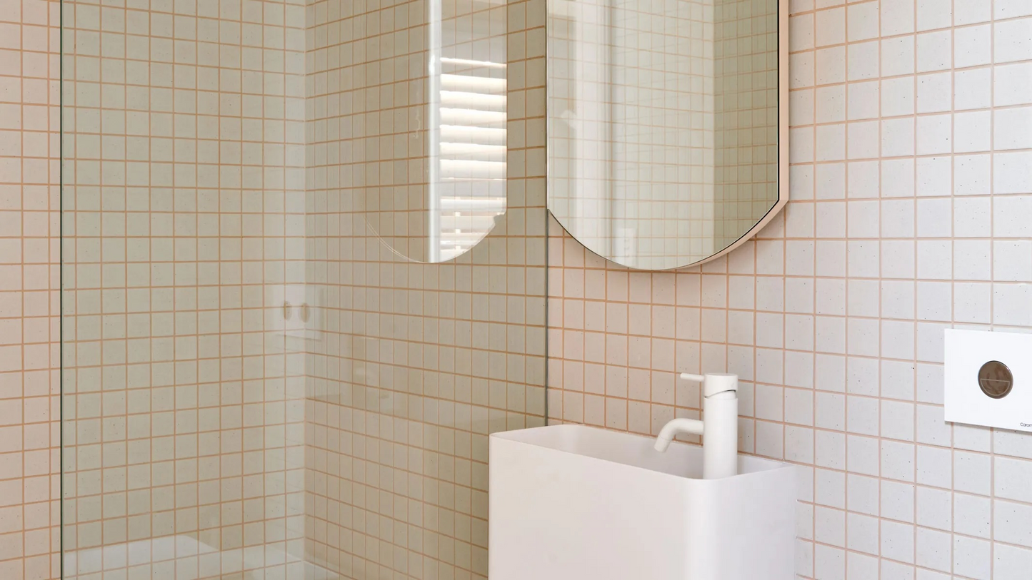 White Gloss Porcelain Glazed 48x48mm Square